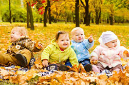 Toddlers Outside